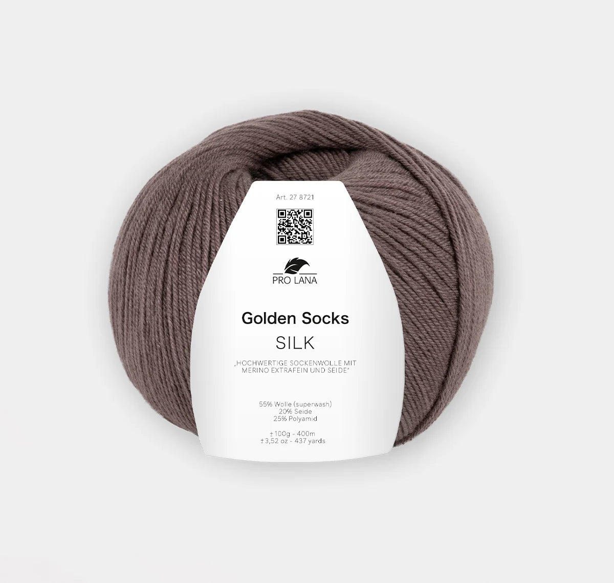 'brown ' golden socks silk by pro lana | Wabi Sabi