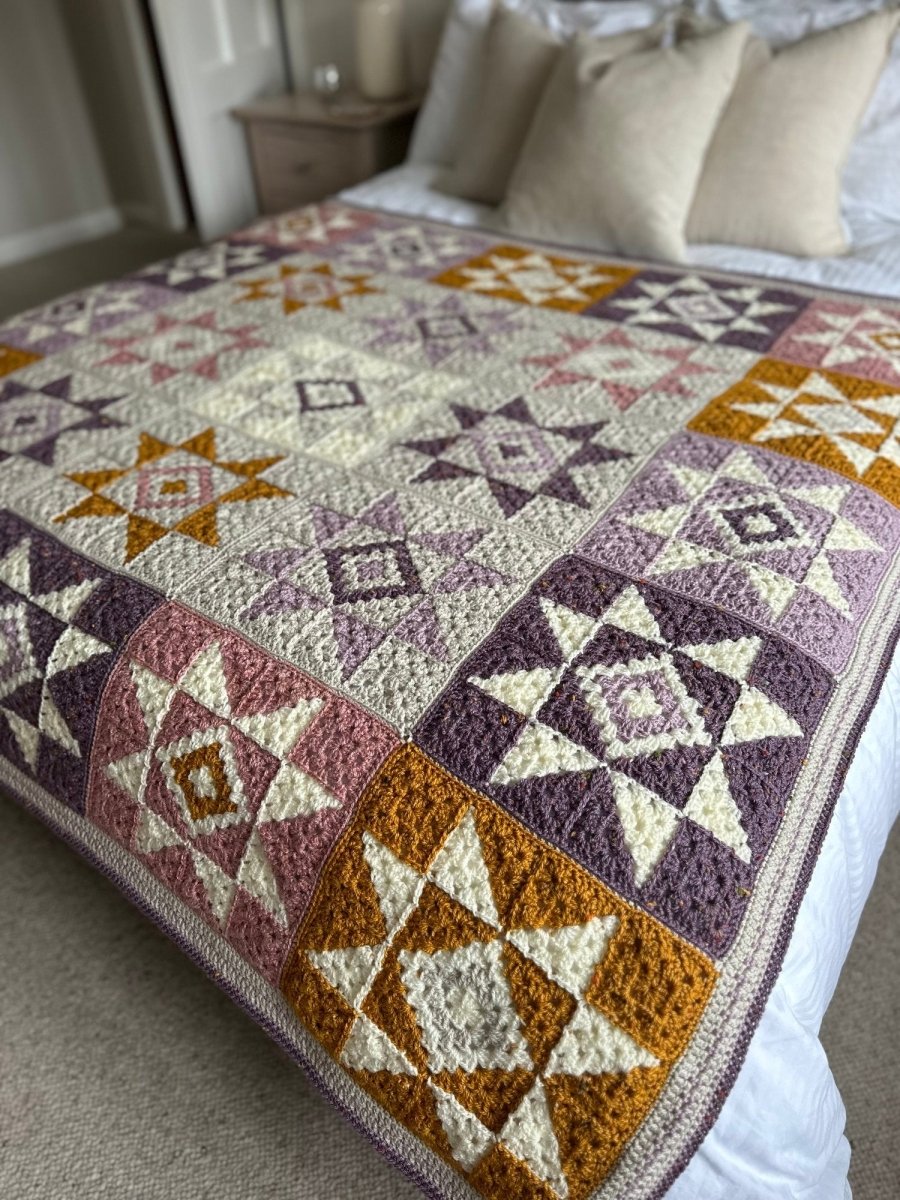 ' ' quiet sky crochet blanket by yarn kit | Wabi Sabi