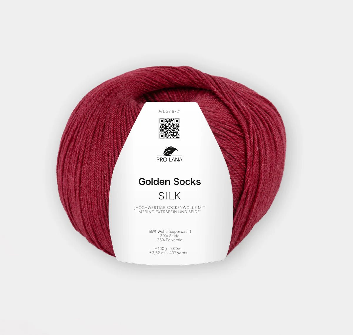 'red ' golden socks silk by pro lana | Wabi Sabi