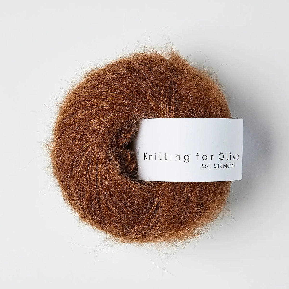 soft silk mohair - dark cognac at Wabi Sabi