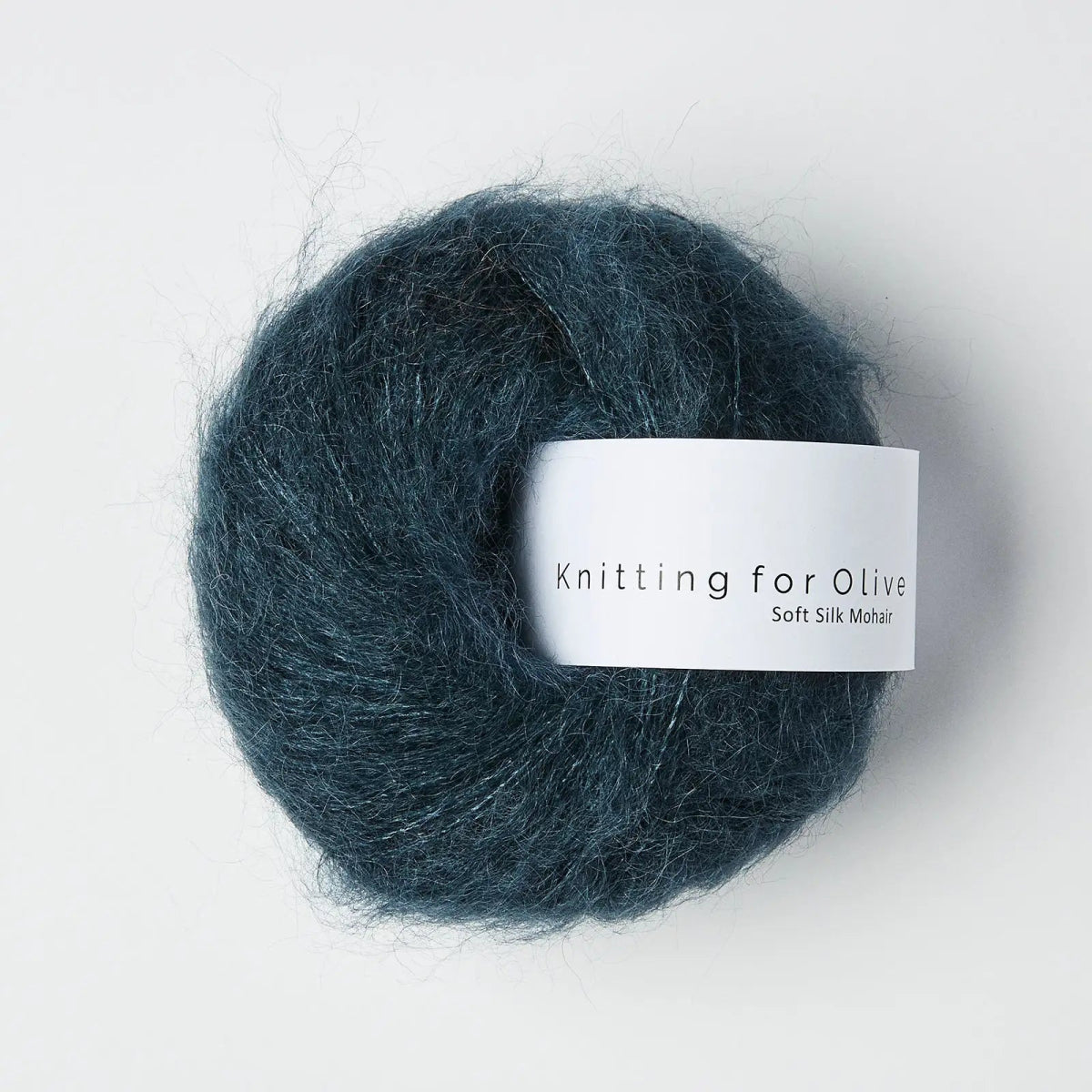 soft silk mohair - deep petroleum blue at Wabi Sabi