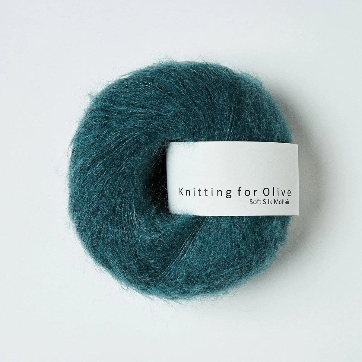 soft silk mohair - petroleum green at Wabi Sabi