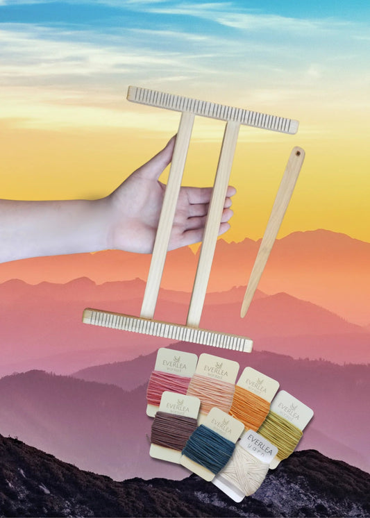 ' ' tapestry loom kit: maple wood by everlea yarn co | Wabi Sabi