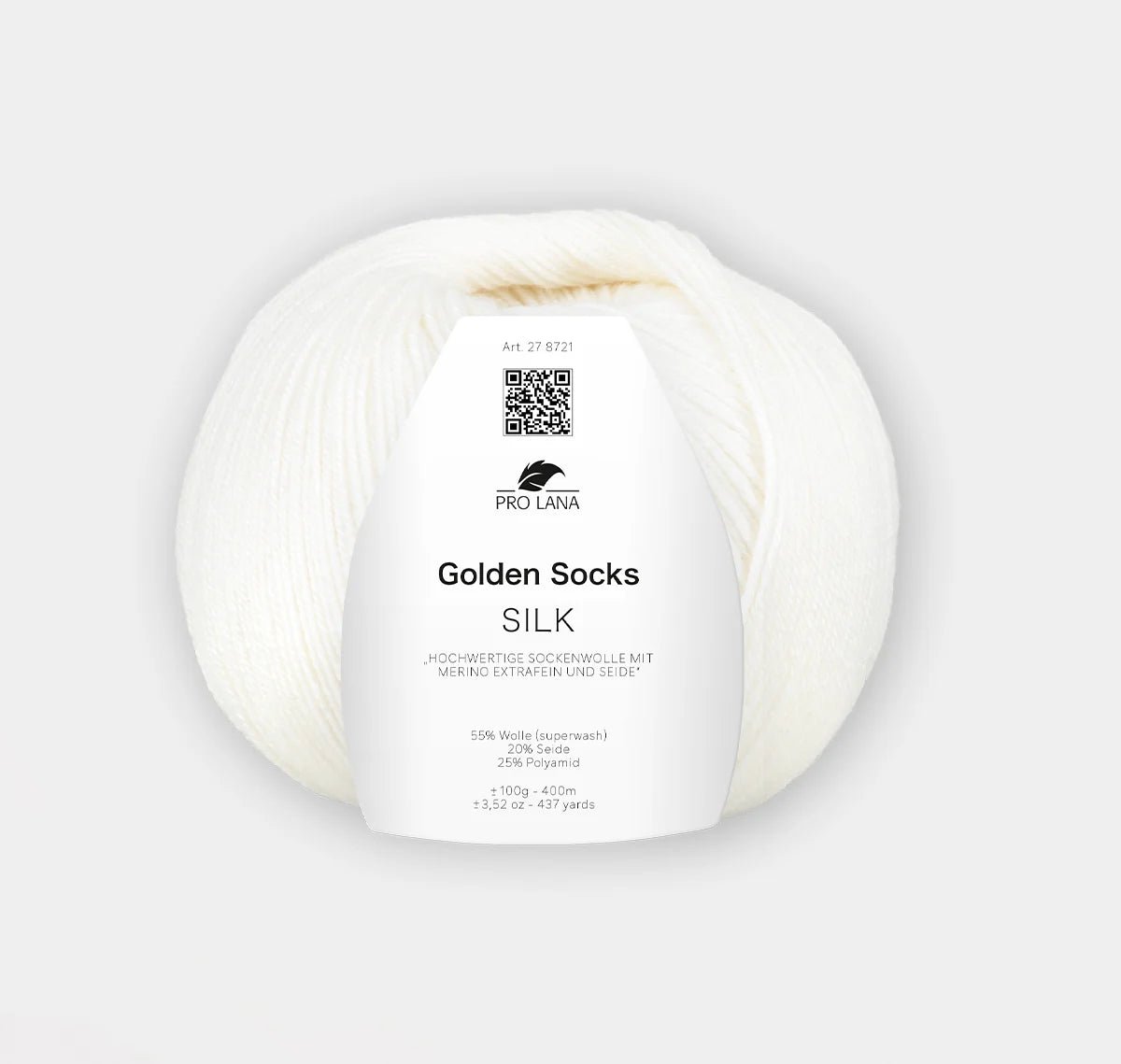 'white ' golden socks silk by pro lana | Wabi Sabi