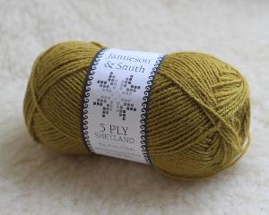 5-ply shetland - mustard at Wabi Sabi