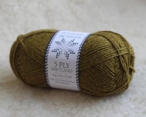 5-ply shetland - mustard twilight at Wabi Sabi