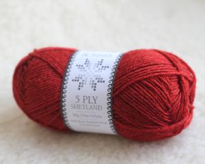 5-ply shetland - scarlet twilight at Wabi Sabi