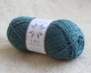 5-ply shetland - turquoise twilight at Wabi Sabi