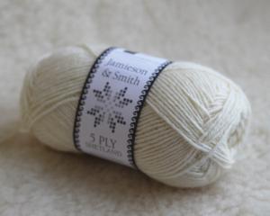 5-ply shetland - white at Wabi Sabi