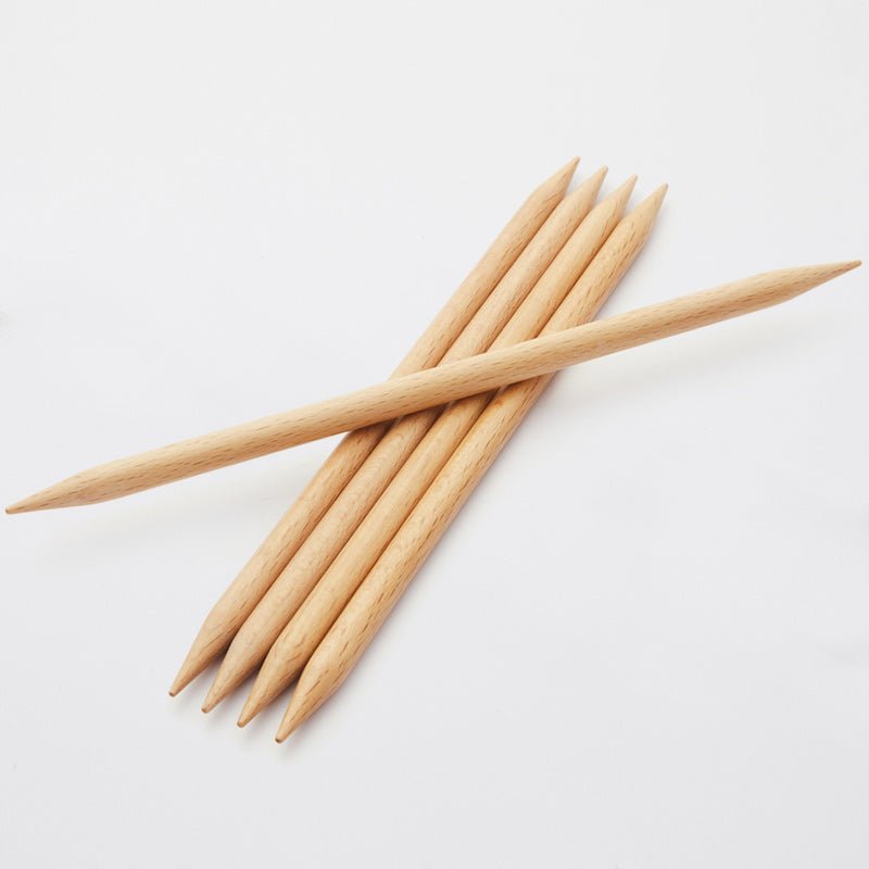 8" Basix Birch Double Pointed Needles - US 6 (4 mm) at Wabi Sabi