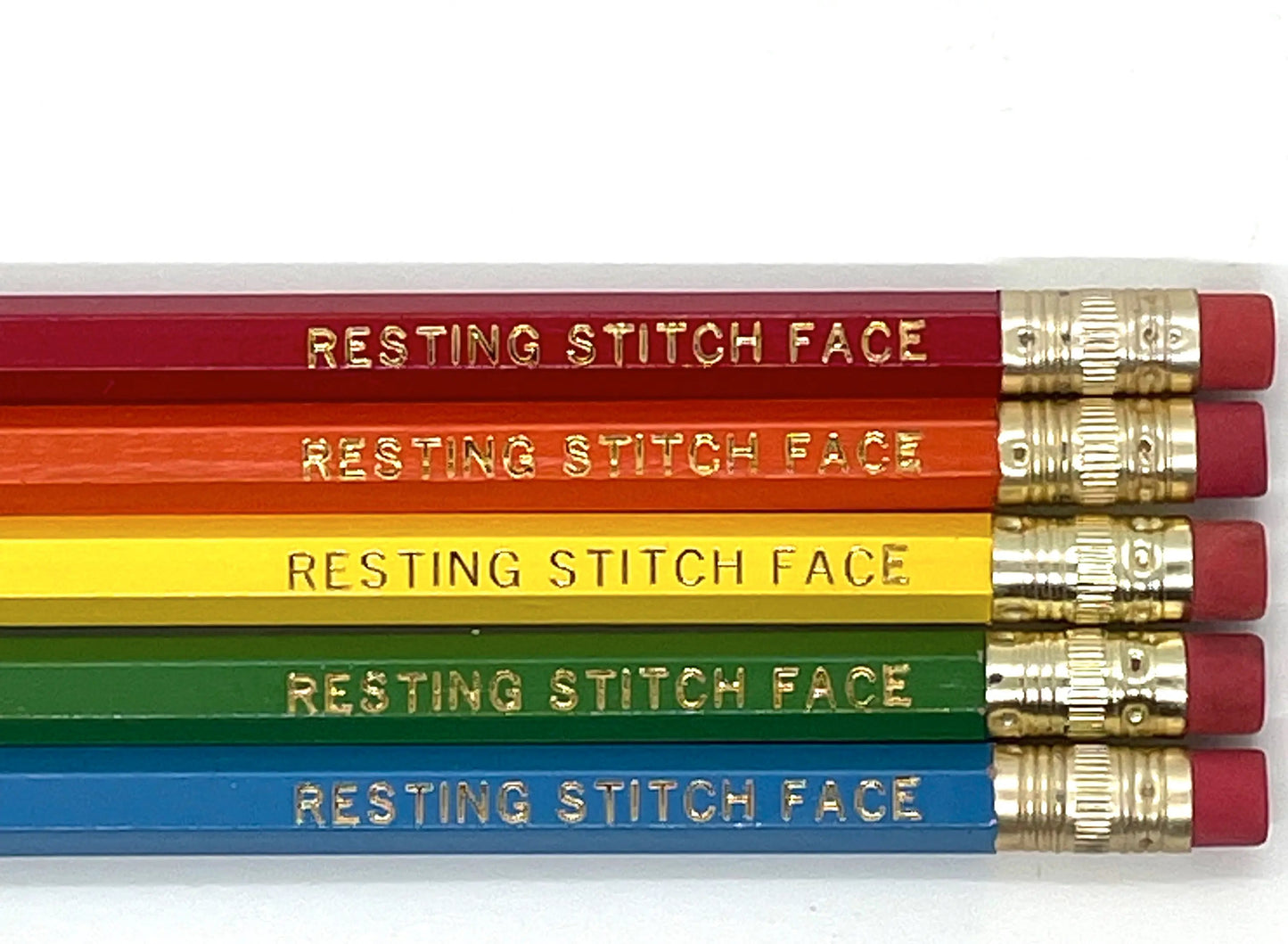 Crafty Pencils - resting stitch face at Wabi Sabi