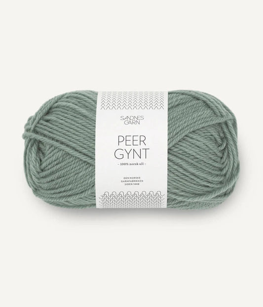 '8051 eucalyptus ' Peer Gynt by Sandnes Garn | Wabi Sabi
