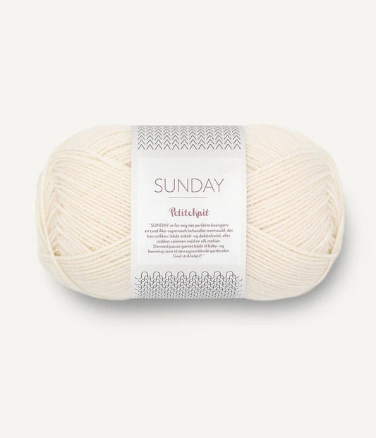'1012 whipped cream ' Sunday by Sandnes Garn | Wabi Sabi