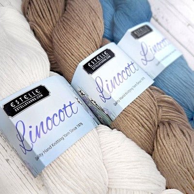 01 ecru linocott by estelle yarns at Wabi Sabi