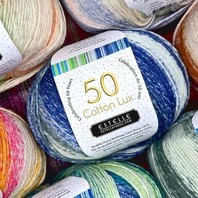 01 sunset 50 cotton lux by estelle yarns at Wabi Sabi