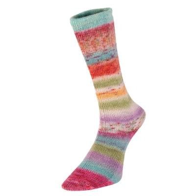 01 tropical evolution: celebration sock by estelle yarns at Wabi Sabi