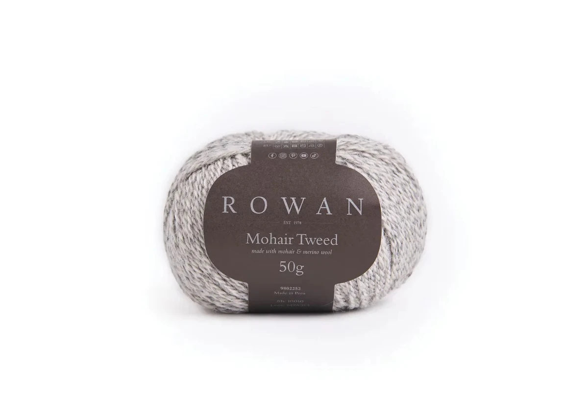 010 limestone mohair tweed by rowan at Wabi Sabi