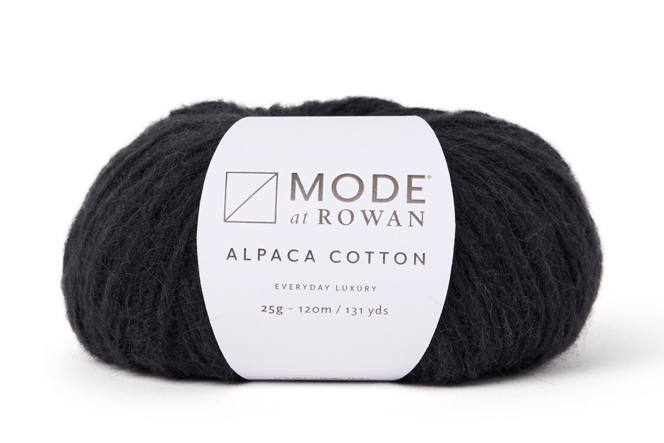 '010 noir ' alpaca cotton by mode at rowan | Wabi Sabi