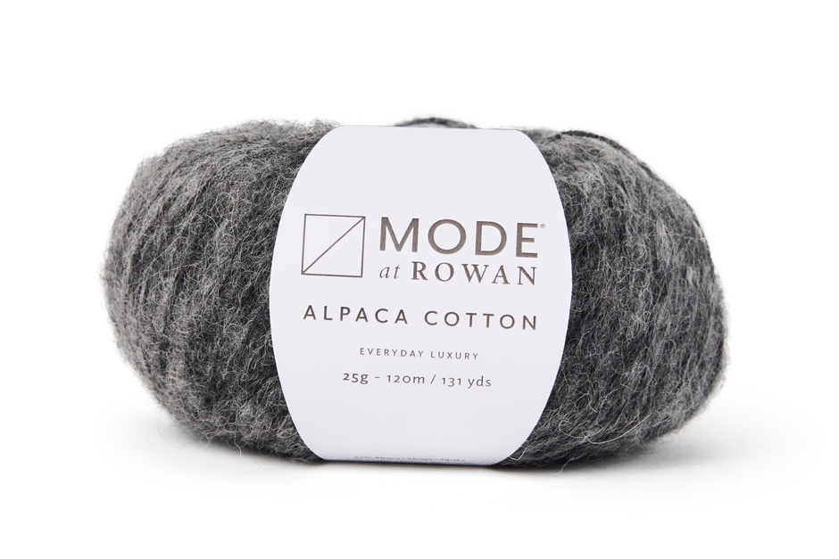 '012 charcoal ' alpaca cotton by mode at rowan | Wabi Sabi
