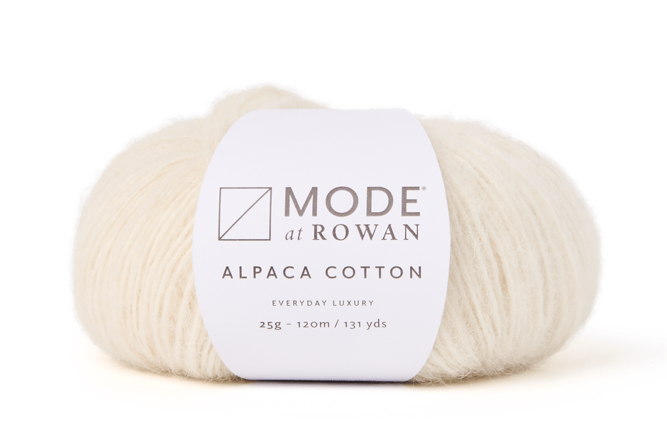 '014 snowflake ' alpaca cotton by mode at rowan | Wabi Sabi