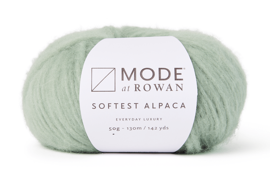 016 eucalyptus softest alpaca by mode at rowan at Wabi Sabi