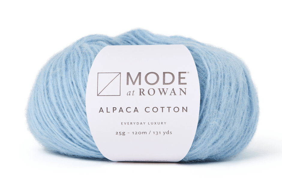 019 blue haze alpaca cotton by mode at rowan at Wabi Sabi