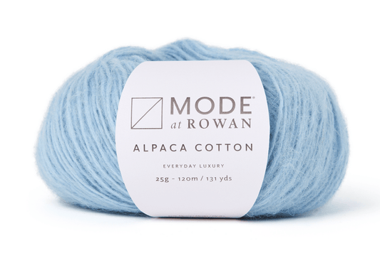 '019 blue haze ' alpaca cotton by mode at rowan | Wabi Sabi