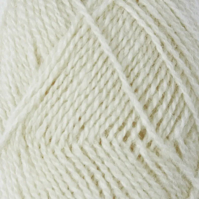 1A natural white shetland jumper weight by jamieson & smith at Wabi Sabi