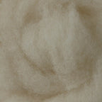 '01 Natural White ' 100% canadian wool roving by gram by Custom Woolen Mills | Wabi Sabi