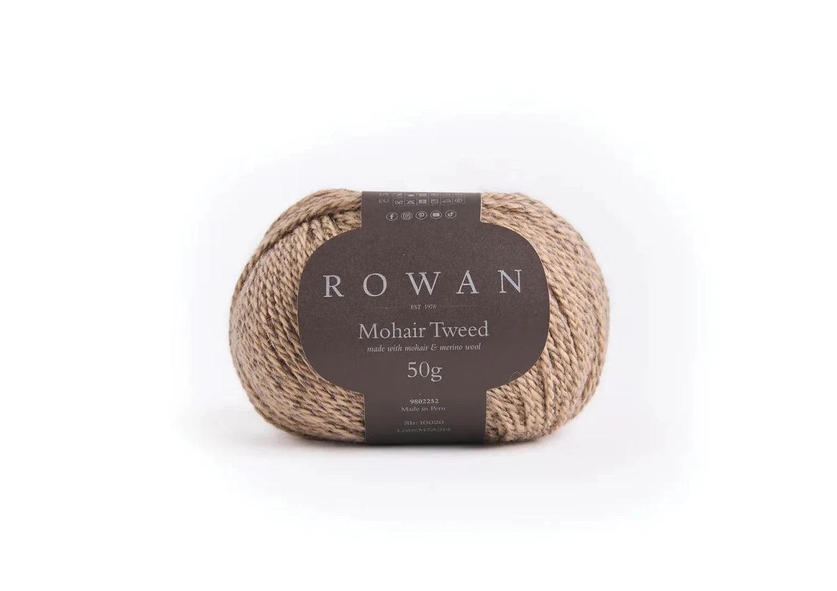 020 oak mohair tweed by rowan at Wabi Sabi