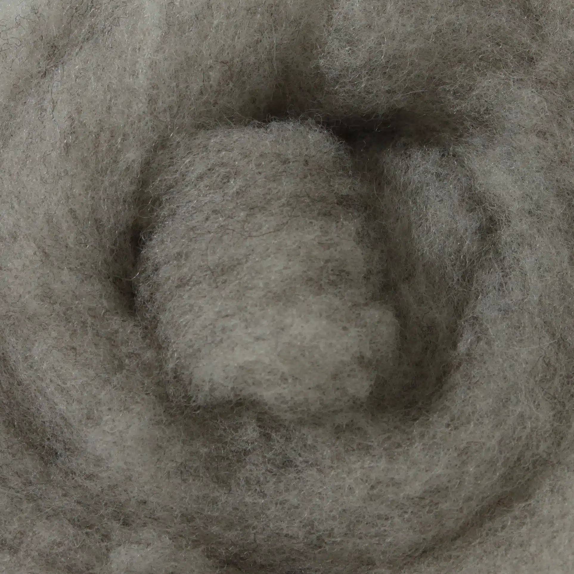 '02 Natural Light Grey ' 100% canadian wool roving by gram by Custom Woolen Mills | Wabi Sabi