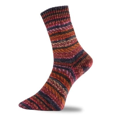 '03 orange & red ' bergwelt 4ply by pro lana | Wabi Sabi