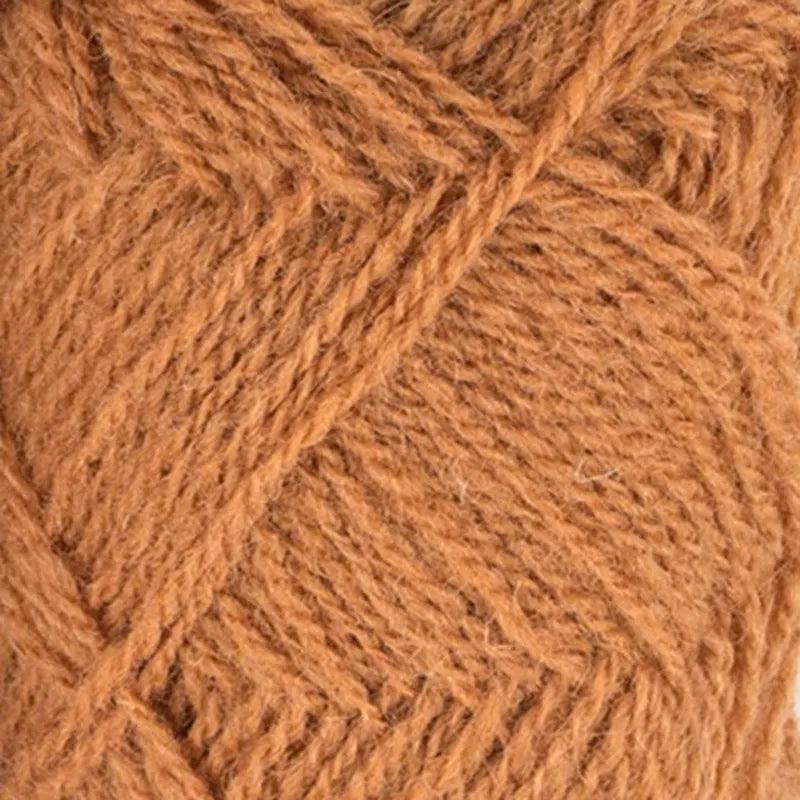 32 bright tan shetland jumper weight by jamieson & smith at Wabi Sabi