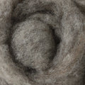 03 Natural Medium Grey 100% canadian wool roving by gram by custom woolen mills at Wabi Sabi