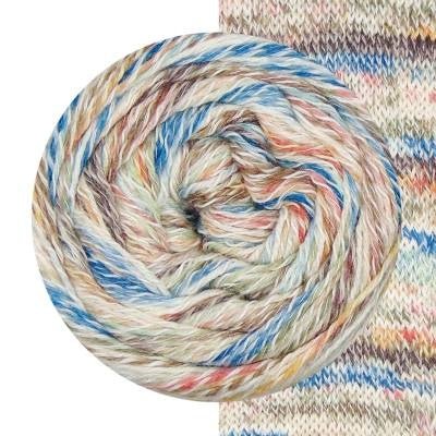 04 sky evolution silk sock by estelle yarns at Wabi Sabi