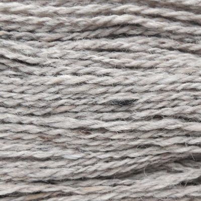 05 silver highland alpaca worsted tweed by estelle yarns at Wabi Sabi