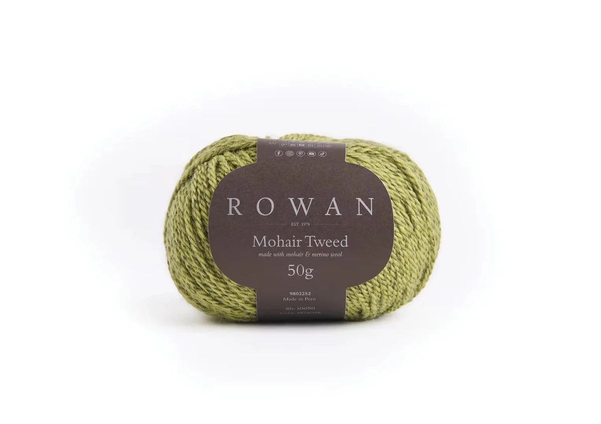 050 moss mohair tweed by rowan at Wabi Sabi