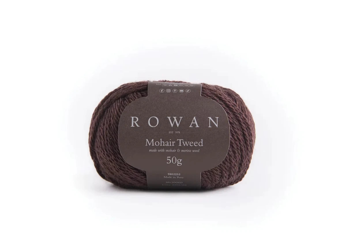 060 chestnut mohair tweed by rowan at Wabi Sabi