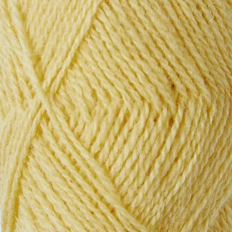 66 pale yellow shetland jumper weight by jamieson & smith at Wabi Sabi