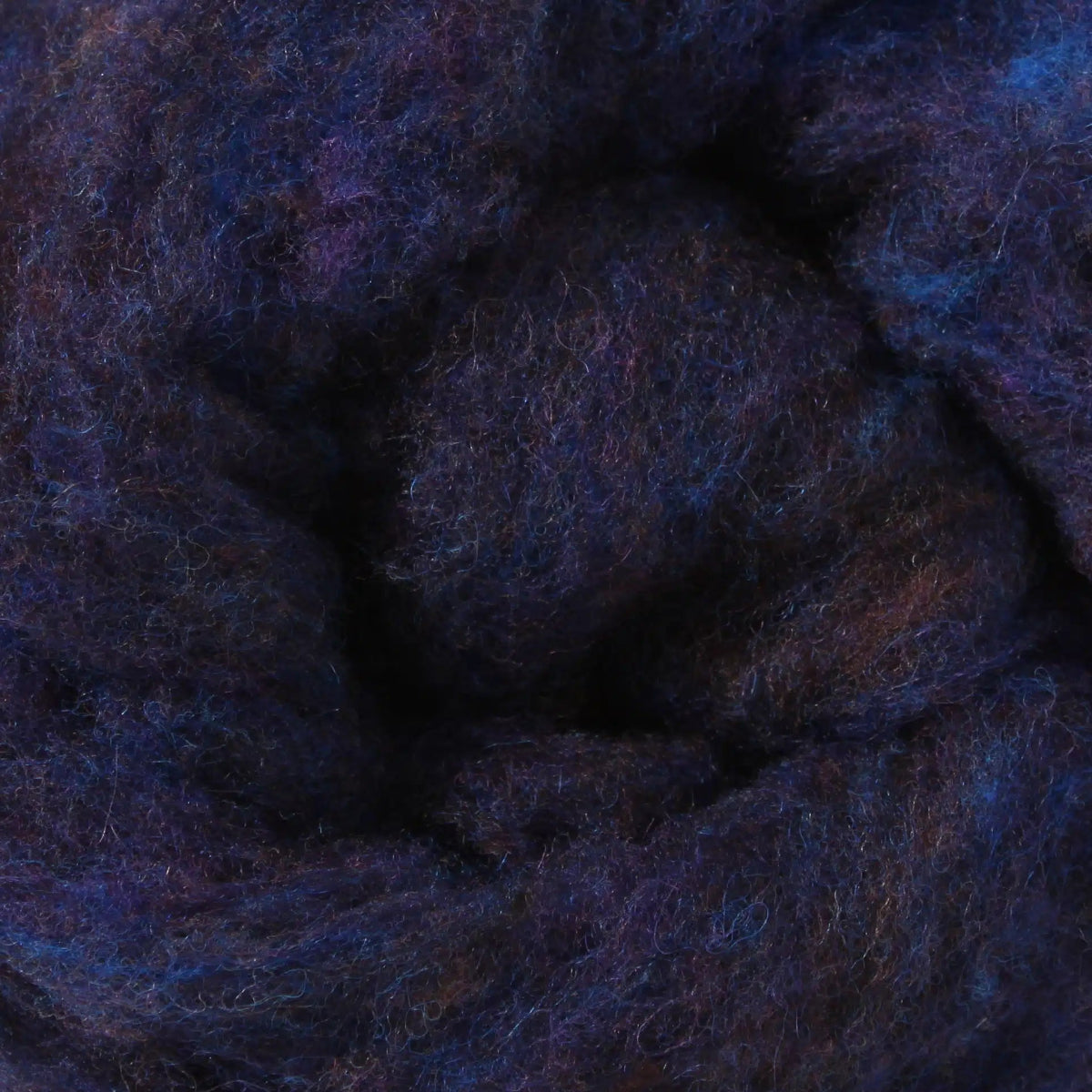 '06H17 new navy heather ' 100% canadian wool roving by gram by Custom Woolen Mills | Wabi Sabi
