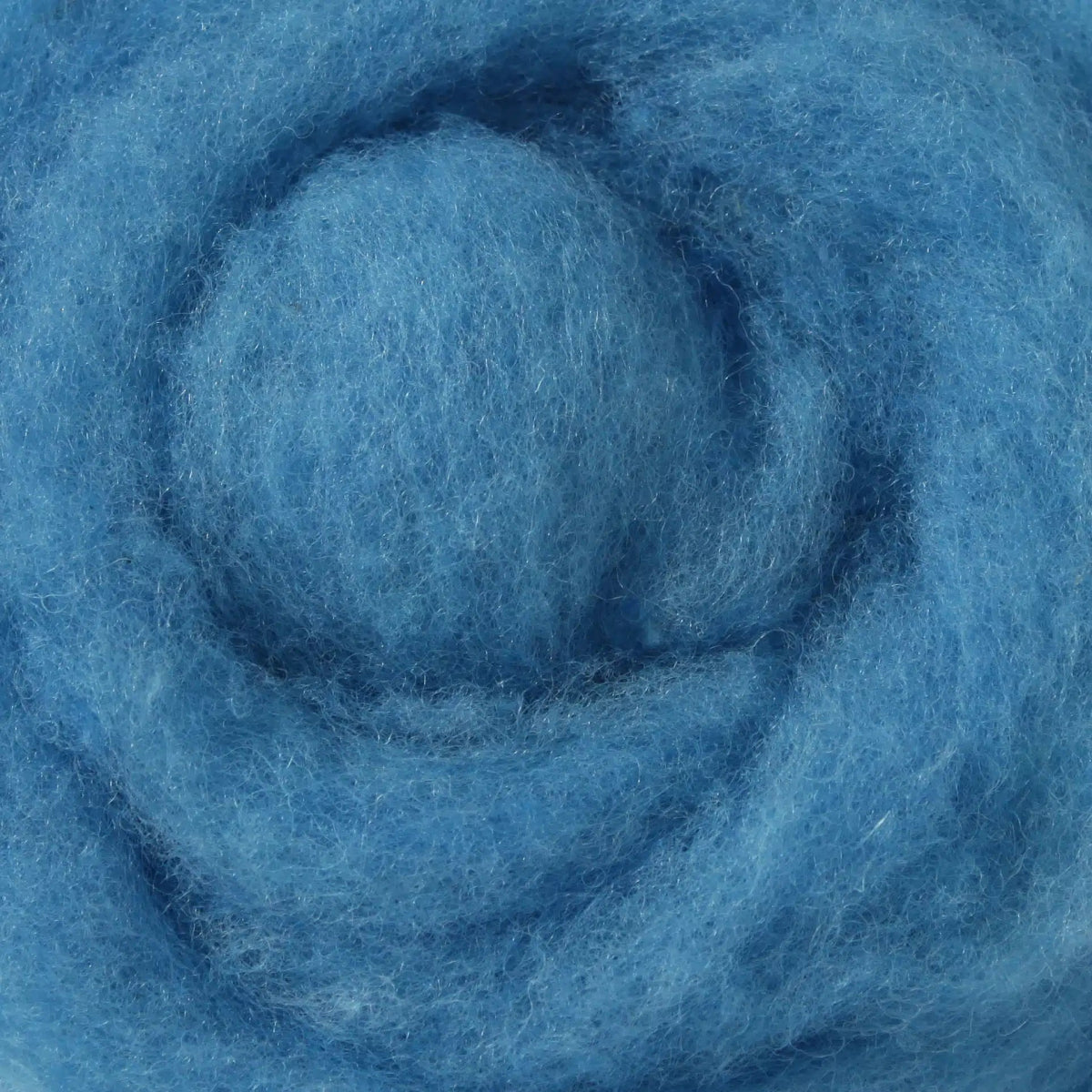 '07 light blue ' 100% canadian wool roving by gram by Custom Woolen Mills | Wabi Sabi