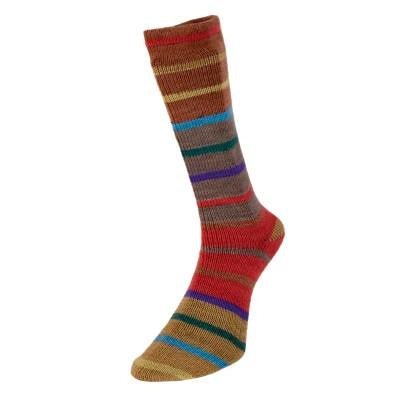'07 university ' evolution: stripe sock by estelle yarns | Wabi Sabi