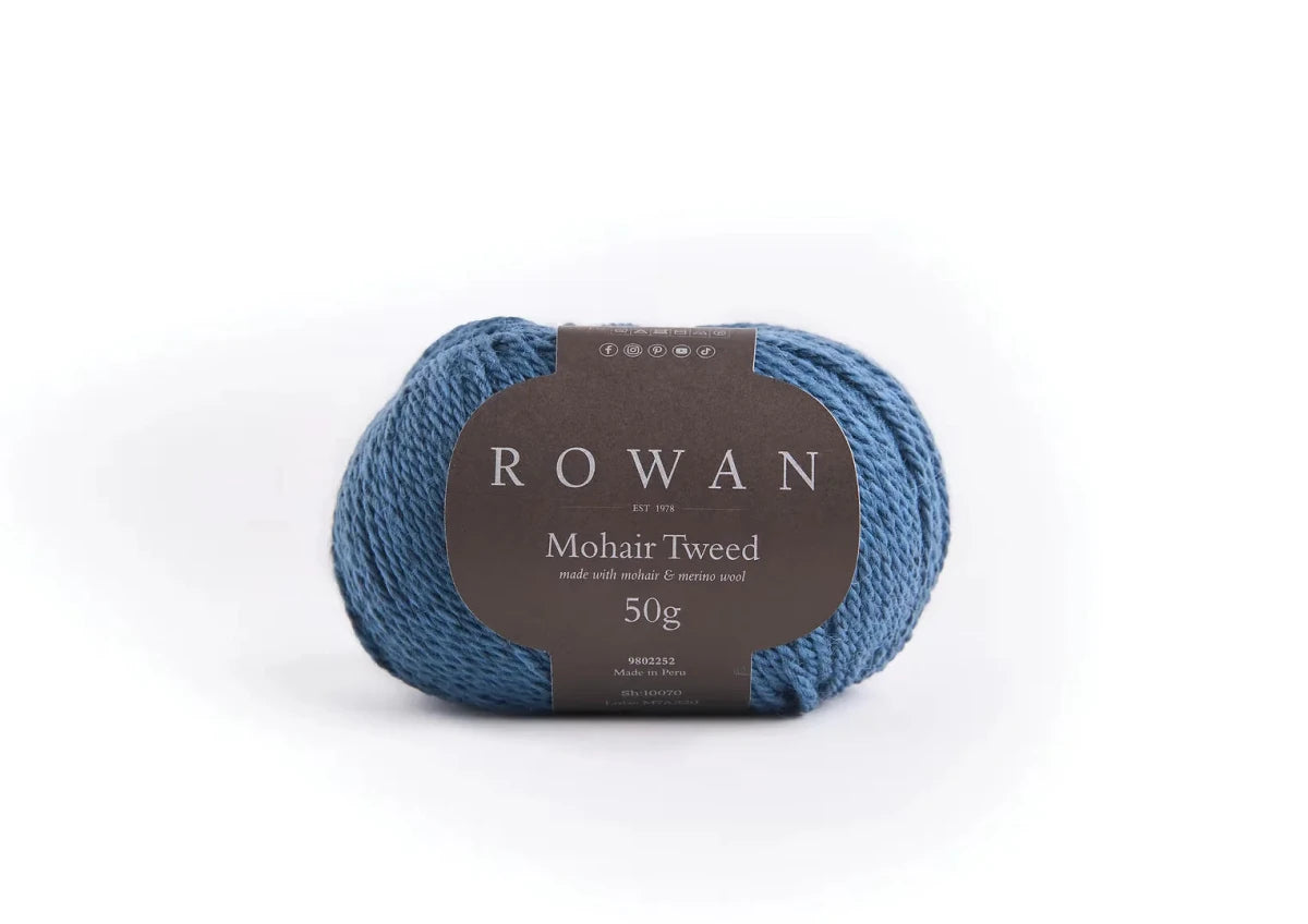070 steel mohair tweed by rowan at Wabi Sabi