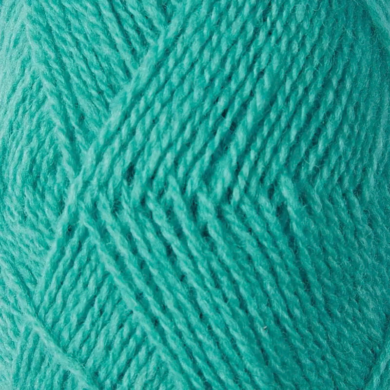 71 bright turquoise shetland jumper weight by jamieson & smith at Wabi Sabi