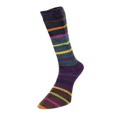08 allsorts evolution: stripe sock by estelle yarns at Wabi Sabi