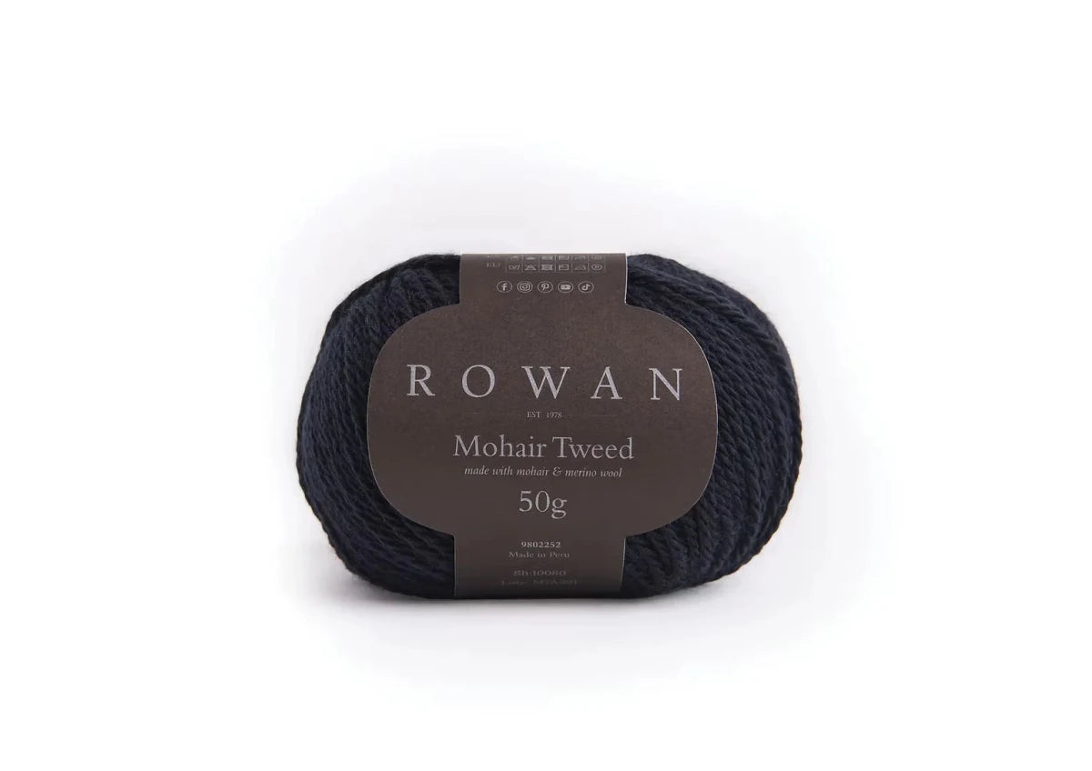 080 midnight mohair tweed by rowan at Wabi Sabi