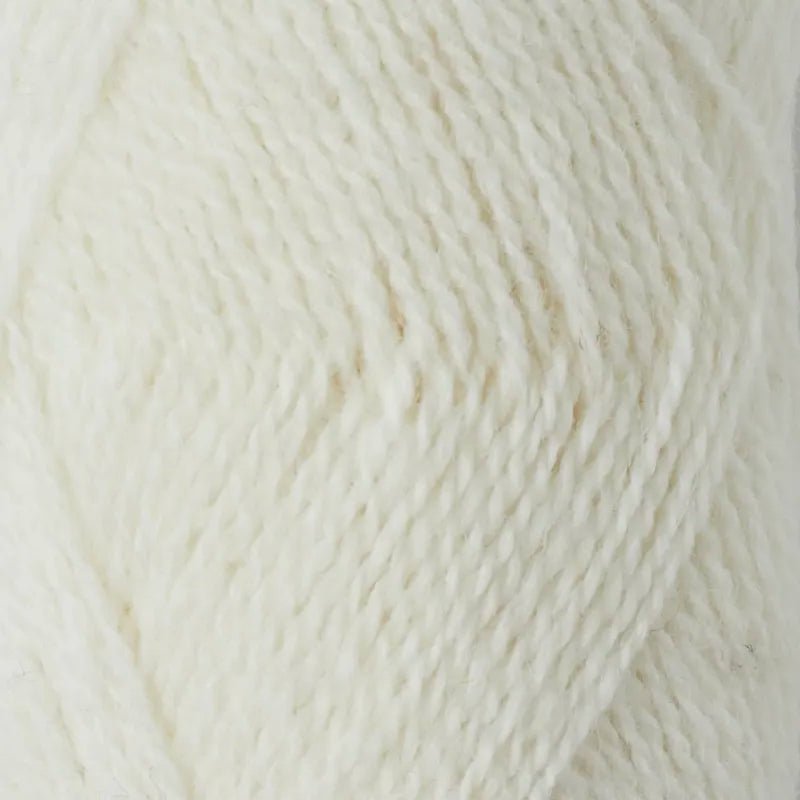 1 optic white shetland jumper weight by jamieson & smith at Wabi Sabi