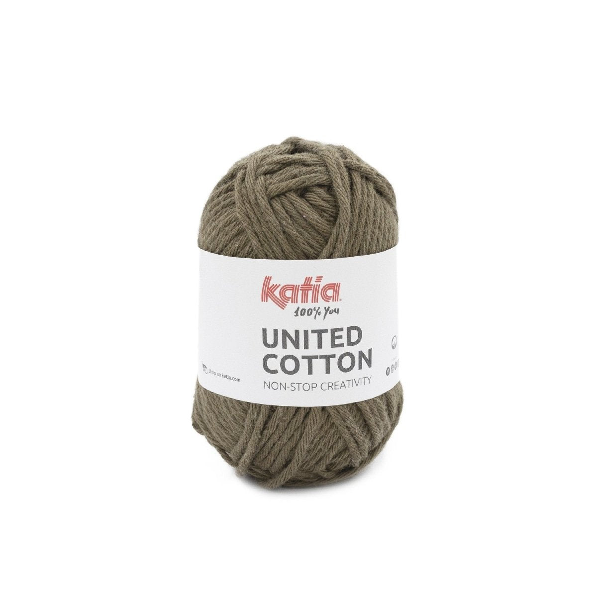 10 brown grey united cotton by katia at Wabi Sabi