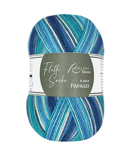 10 hearth flotte socke papagei by rellana garne at Wabi Sabi