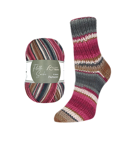 10 hearth flotte socke papagei by rellana garne at Wabi Sabi